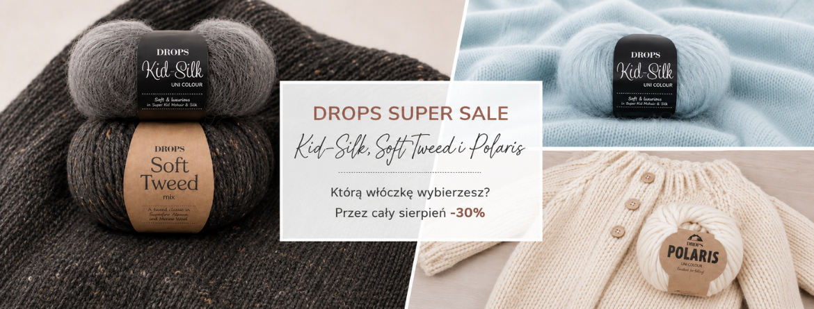 Drops Super Sale - promocja na włóczki wełniane