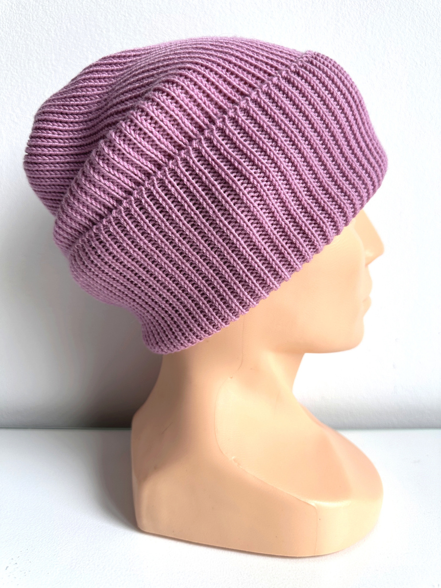 Beanie czapka z wełny merino VARELLA 100% Baby Merino 27 Stary Róż