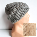 KIARA Turn-Up Beanie 100% Alpaca 302 camel