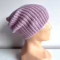NANA Beanie-Mütze aus 100% Baby-Merinowolle 26 jasny stary róż