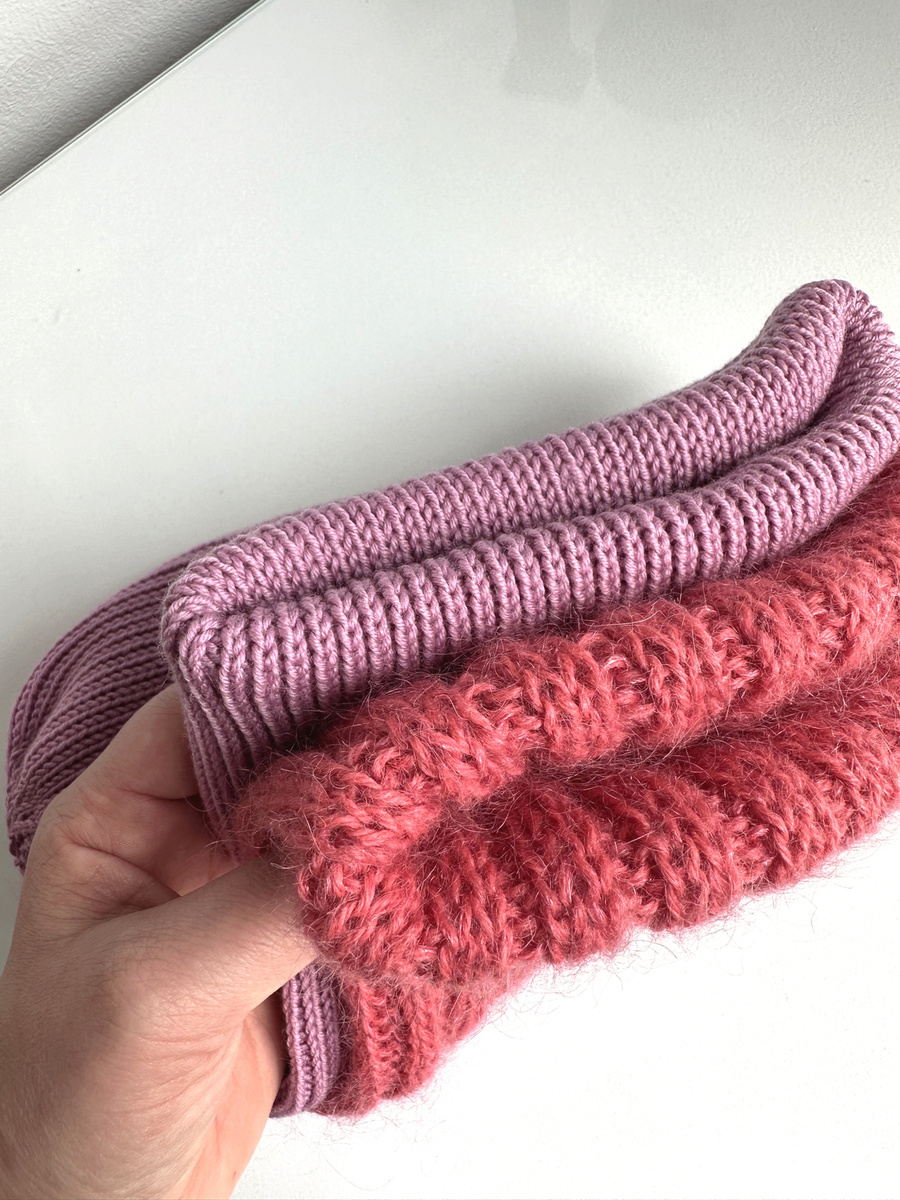 VARELLA – czapka zimowa merino beanie 100% Baby Merino 27 Stary Róż