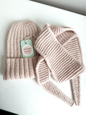Słodki szalik, apaszka baby merino Nitkowe Love 59 Pszeniczny