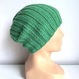 HELLI – czapka zimowa merino damska 31 jaskrawozielony