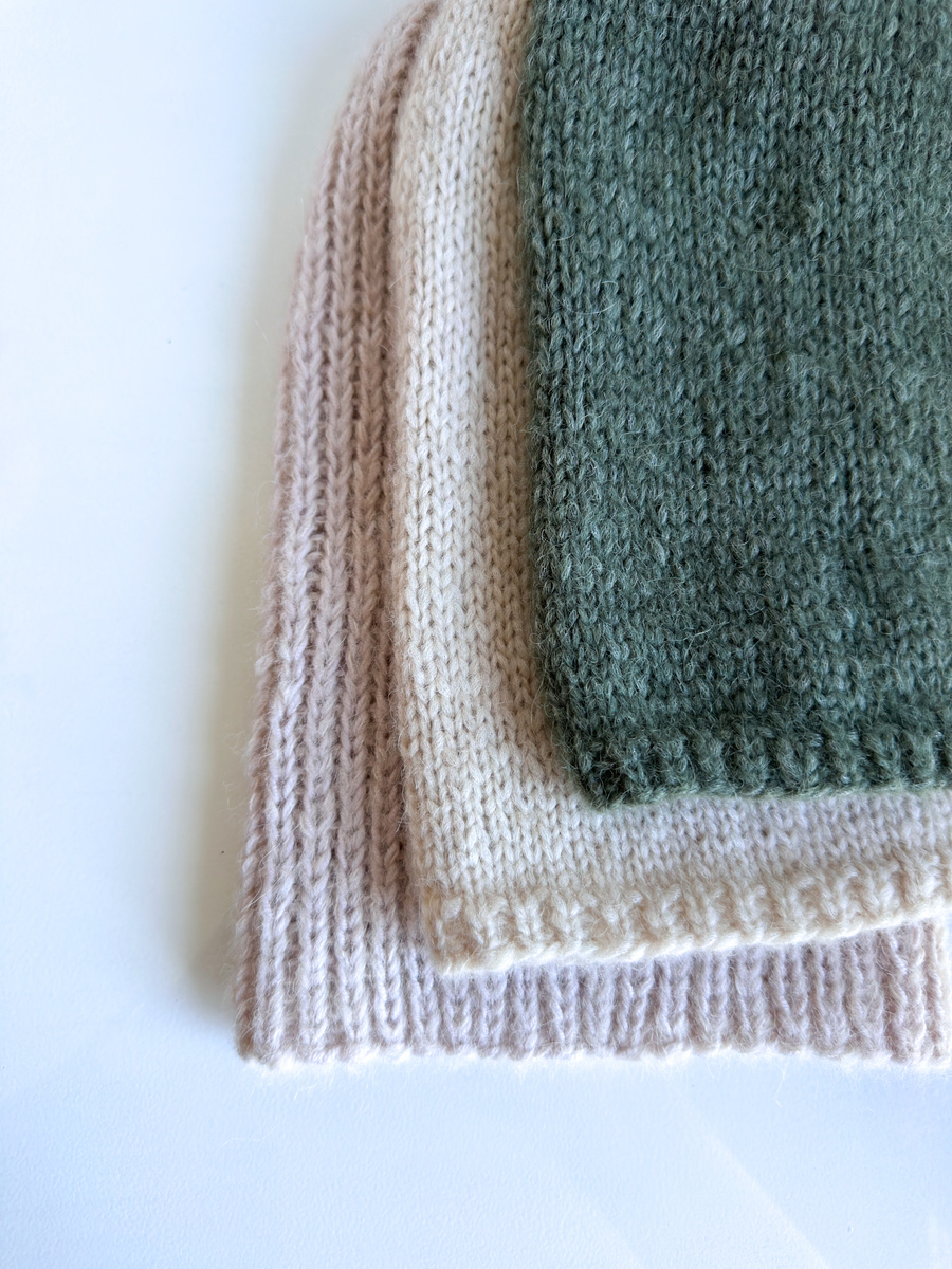 MORGANA – czapka damska beanie alpaka + merynos i jedwab 59/40 Marcepan