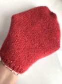 CHMURKA Alpaca Beanie 25 Raspberry