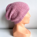 CHMURKA Beanie-Mütze aus Alpaka 24 Mittelrosa