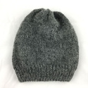 JONA Women's Beanie 100% Alpaca 517 średni szary