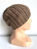 LAURIN – czapka z alpaki beanie 100% alpaka 607 brąz