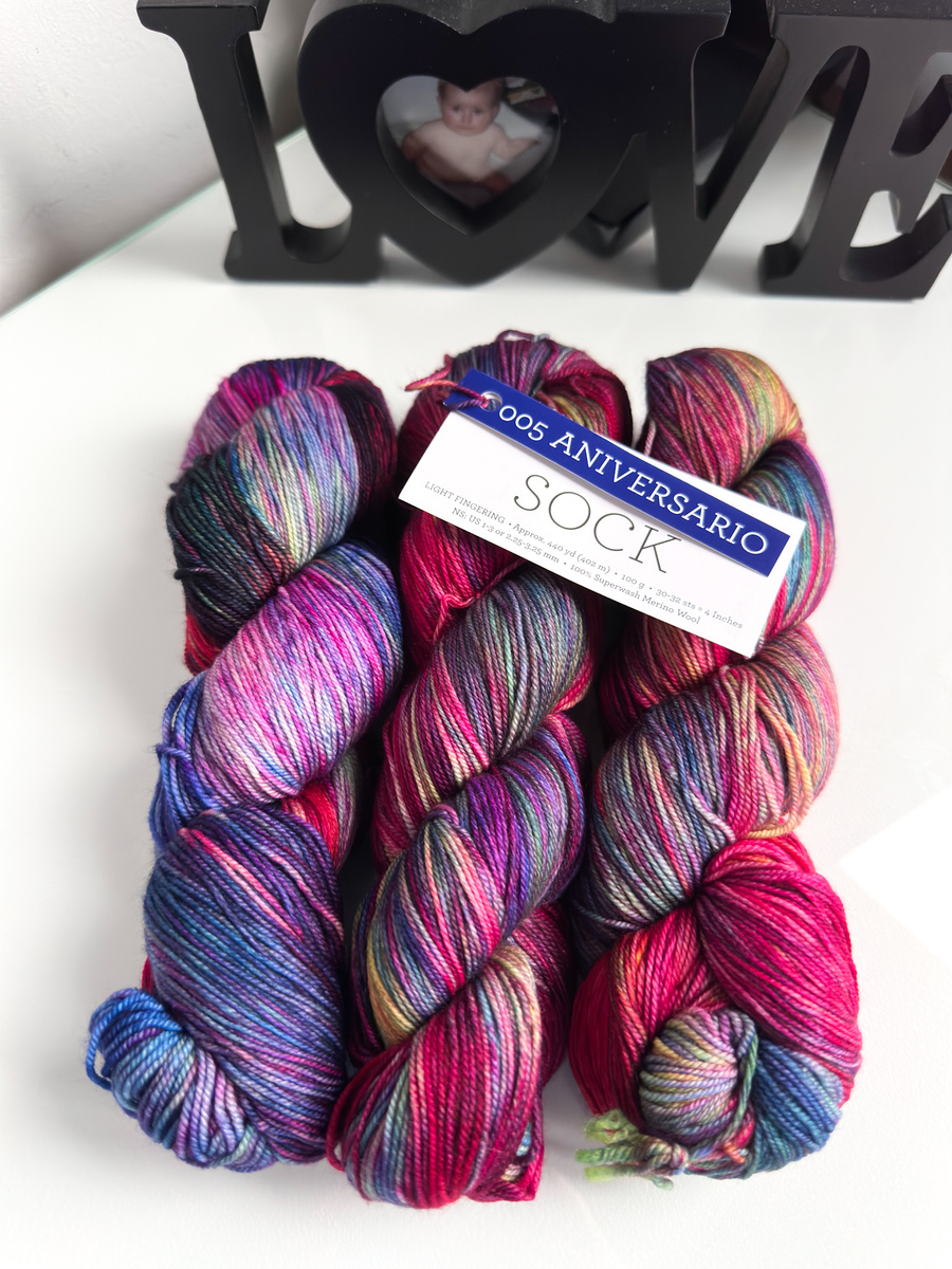 Włóczka skarpetkowa Malabrigo SOCK SW005 ANIVERSARIO