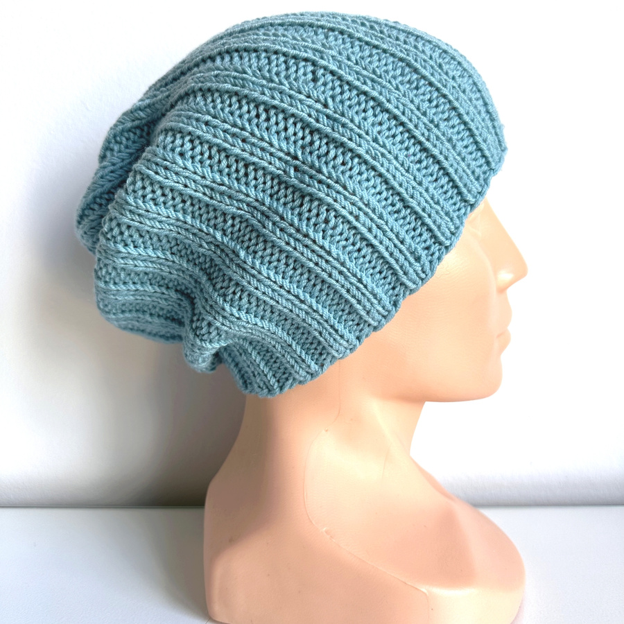 HELLI – czapka zimowa merino damska 100% baby merino 10 Turkusowy Jasny