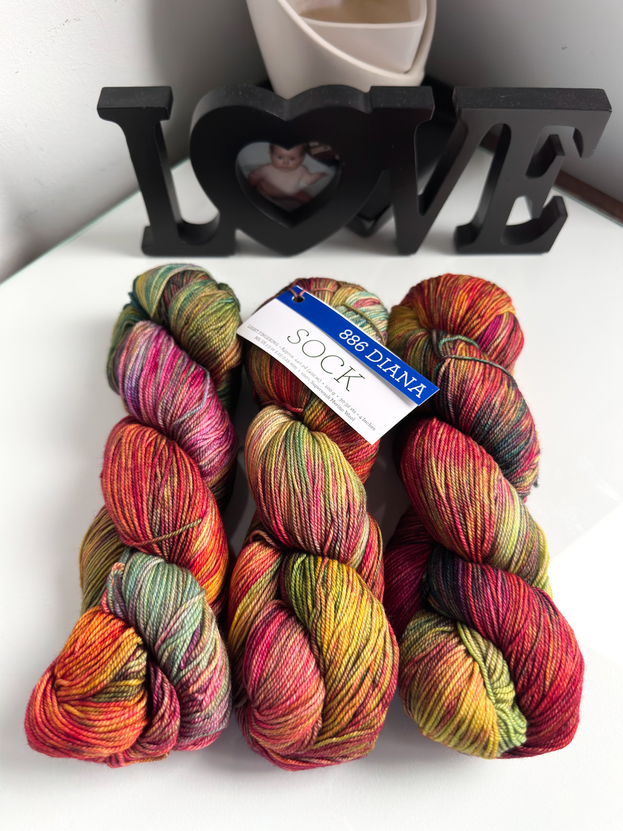 Włóczka skarpetkowa Malabrigo SOCK SW886 DIANA