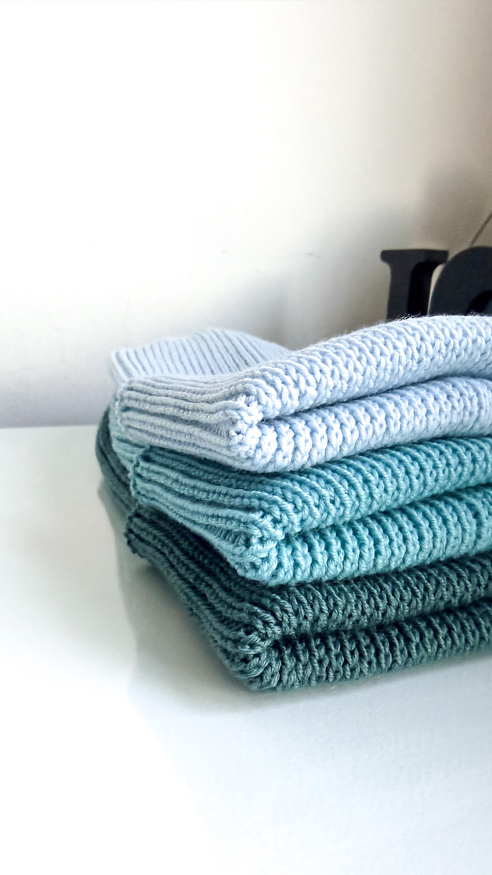 VARELLA – czapka z wełny merino baby merino 66 Mglisty Las