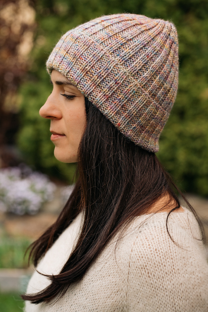 NELLI Handmade Merino Wool Turn-Up Beanie 22 Fairytale Pink