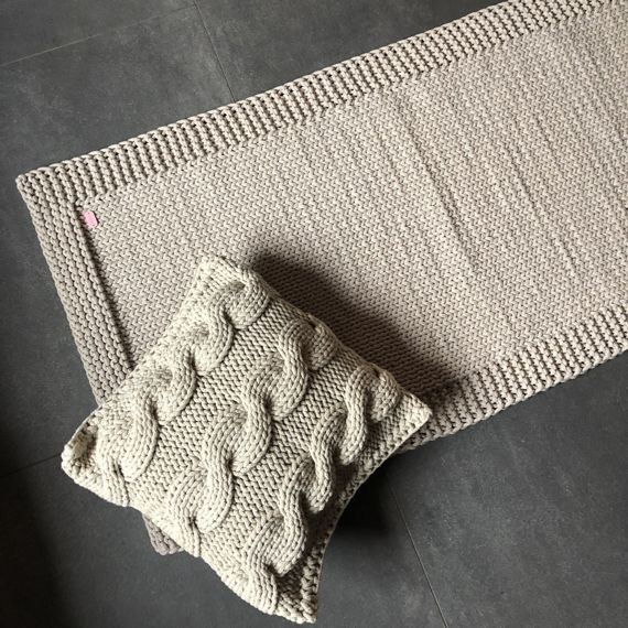 Ręcznie robiony Dywan ze sznurka bawełnianego MARIA