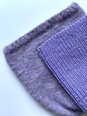 NANA – czapka beanie z wełny baby merino 14 fioletowy zimowa