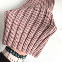 HELLI – czapka zimowa merino damska 49 Pustynna Róża