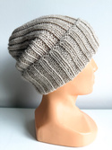 LAURIN Beanie 100% Alpaca 9039 Piasek