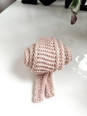 Słodki szalik, apaszka baby merino Nitkowe Love 59 Pszeniczny