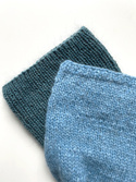 CHMURKA Beanie-Mütze aus Alpaka 21 Meeresblau