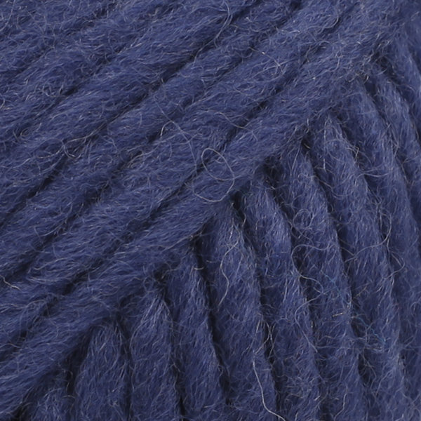 JANKA – gruba czapka zimowa beanie 100% wełna owcza 15 Ciemnoniebieski