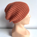 KIARA Beanie-Mütze aus 100% Alpaka 2915 Orange