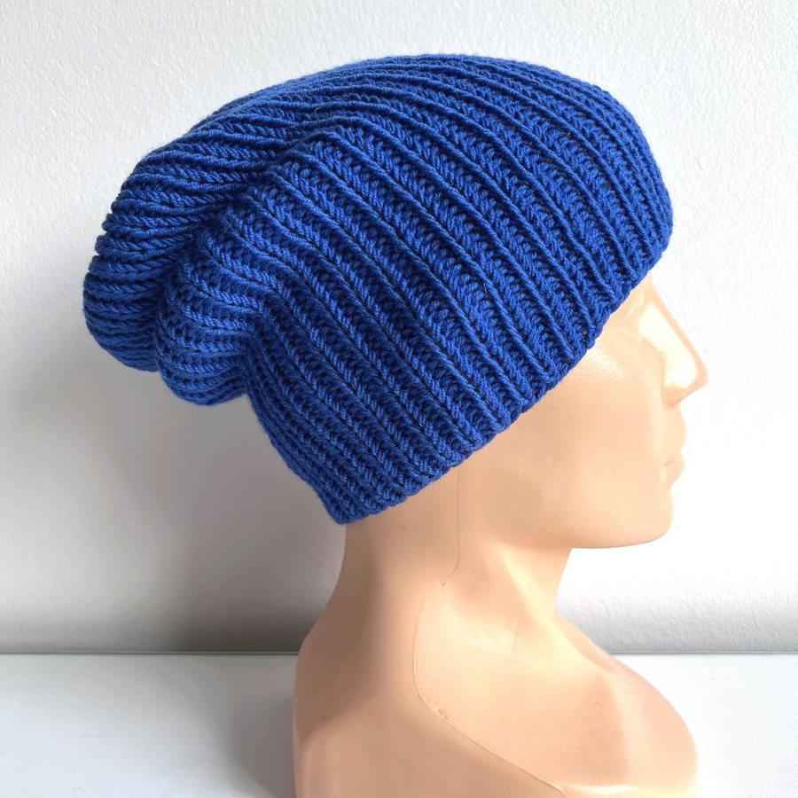 NANA Baby Merino Wool Beanie 33 Bright Blue