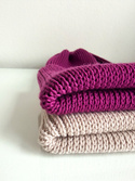 Beanie czapka z wełny merino VARELLA 100% Baby Merino 23 Jasny Beż
