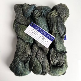 Ręcznie farbowana włóczka Malabrigo SUSURRO jedwab, len i merynos SUS252 WABI-SABI