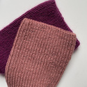 NANA – czapka beanie z wełny baby merino 48 Blush jesienno-zimowa