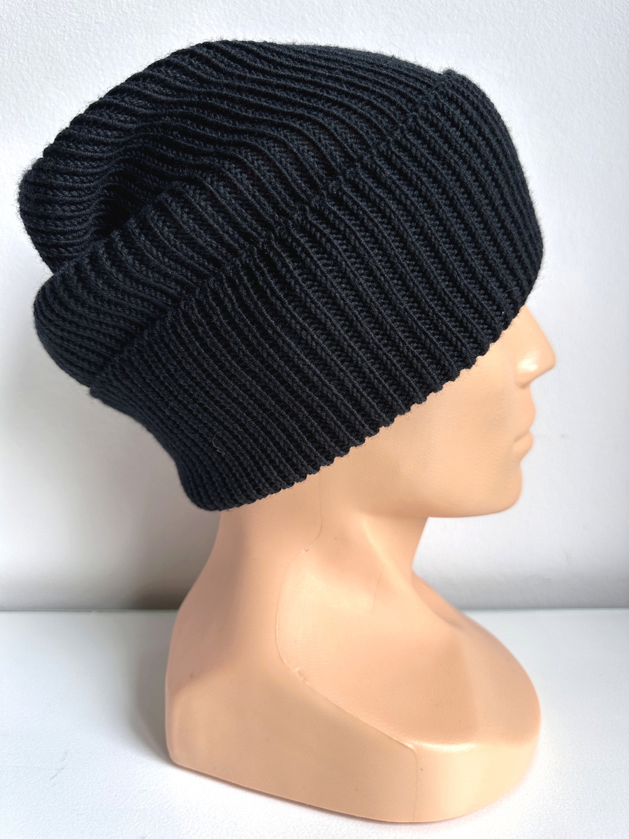 VARELLA Winter-Beanie aus Merinowolle 100% Baby-Merinowolle 21 Schwarz