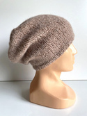 CHMURKA Handmade Alpaca Beanie 34 Różowy Marmur