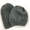 JONA Women's Beanie 100% Alpaca 517 średni szary