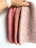 CHMURKA Handgemachte Alpakamütze 32 blush rosa