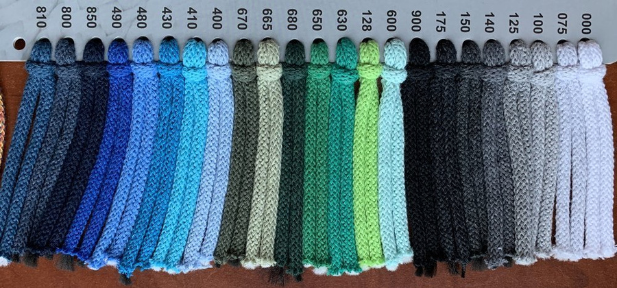 Ręcznie robiony Kosz ze sznurka bawełnianego 050 Ecru 20x10 cm