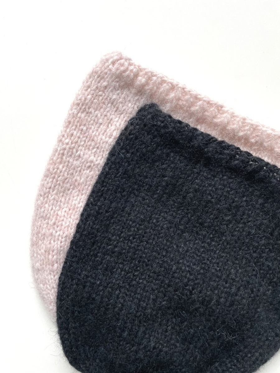 CHMURKA Beanie-Mütze aus Alpaka 31 Schwarz