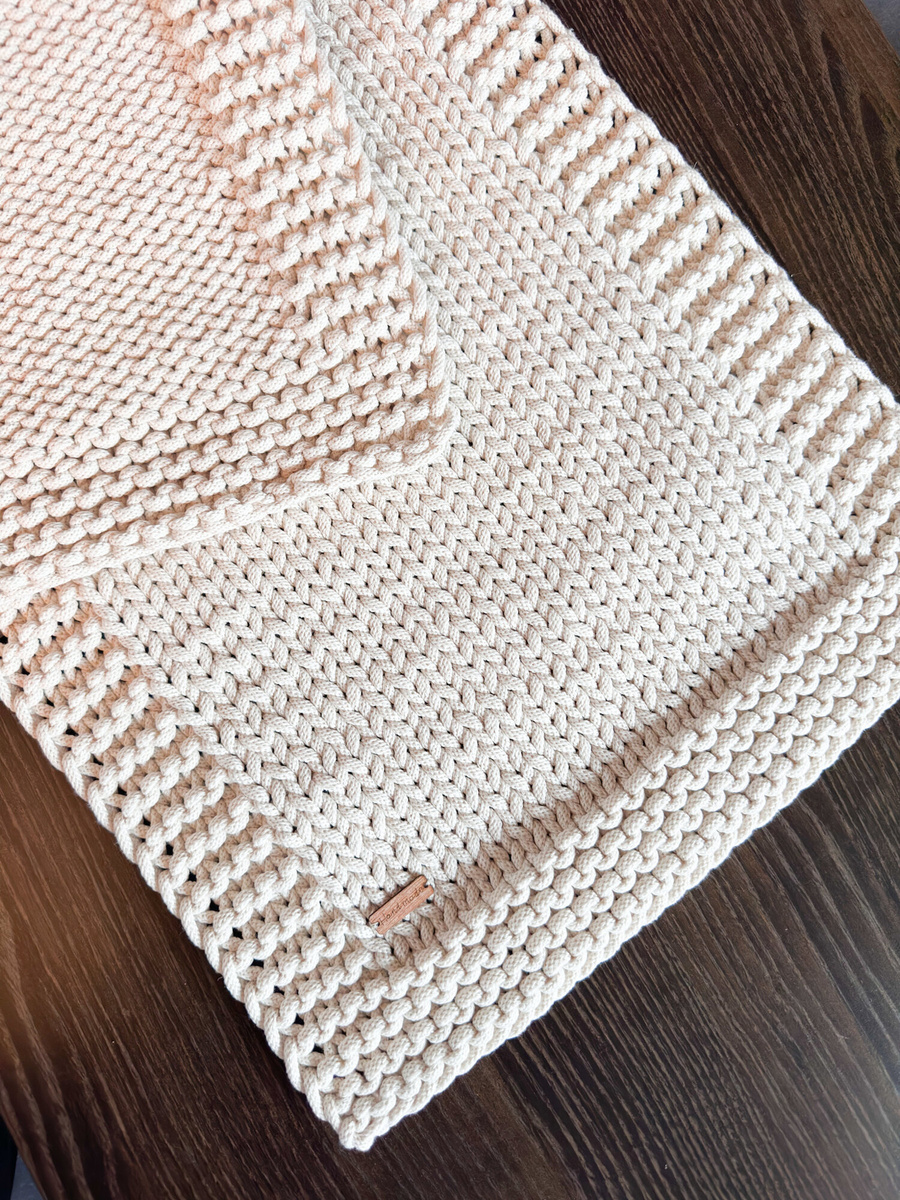 Ręcznie robiony Bieżnik ze sznurka bawełnianego, podkładka, dywanik MARIA