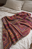 Wolldecke Granny Square 140x180 cm – Herbstmosaik 8108