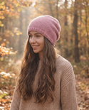CHMURKA Alpaca Beanie 24 Medium Pink