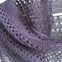 Hand-Knitted Shawl in 100% Alpaca Wool – CHOOSE YOUR COLOR