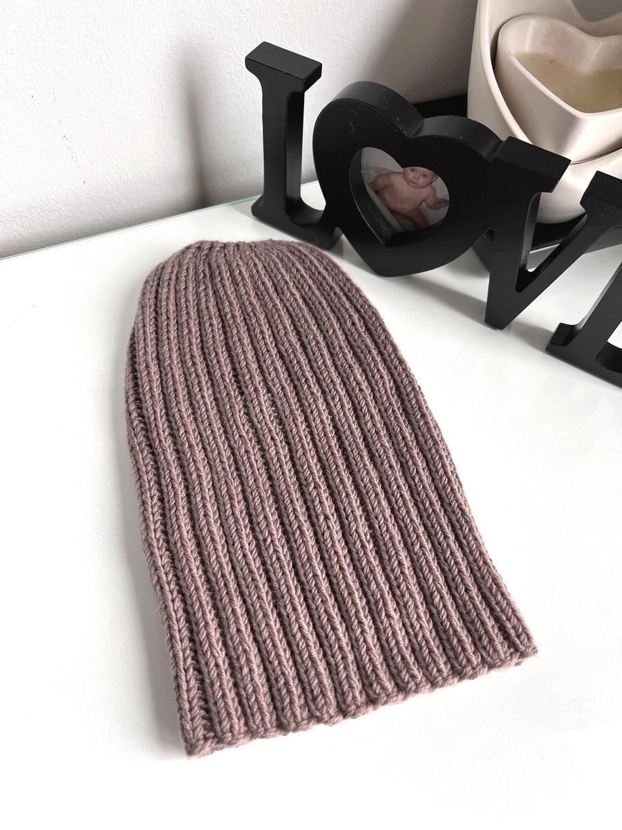 HELLI – czapka zimowa merino damska beanie 17 Beż 100% Baby Merino