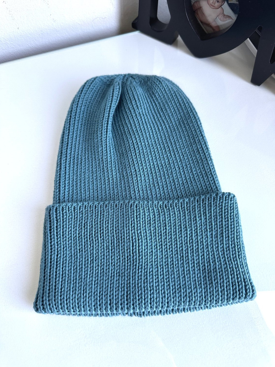 VARELLA Turn-Up Baby Merino Wool Beanie 100% 47 Morze Północne