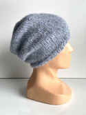 CHMURKA Alpaca Beanie 10 Mgła szary niebieski