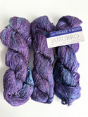 Ręcznie farbowana włóczka Malabrigo SUSURRO jedwab, len i merynos SUS247 WHALES ROAD