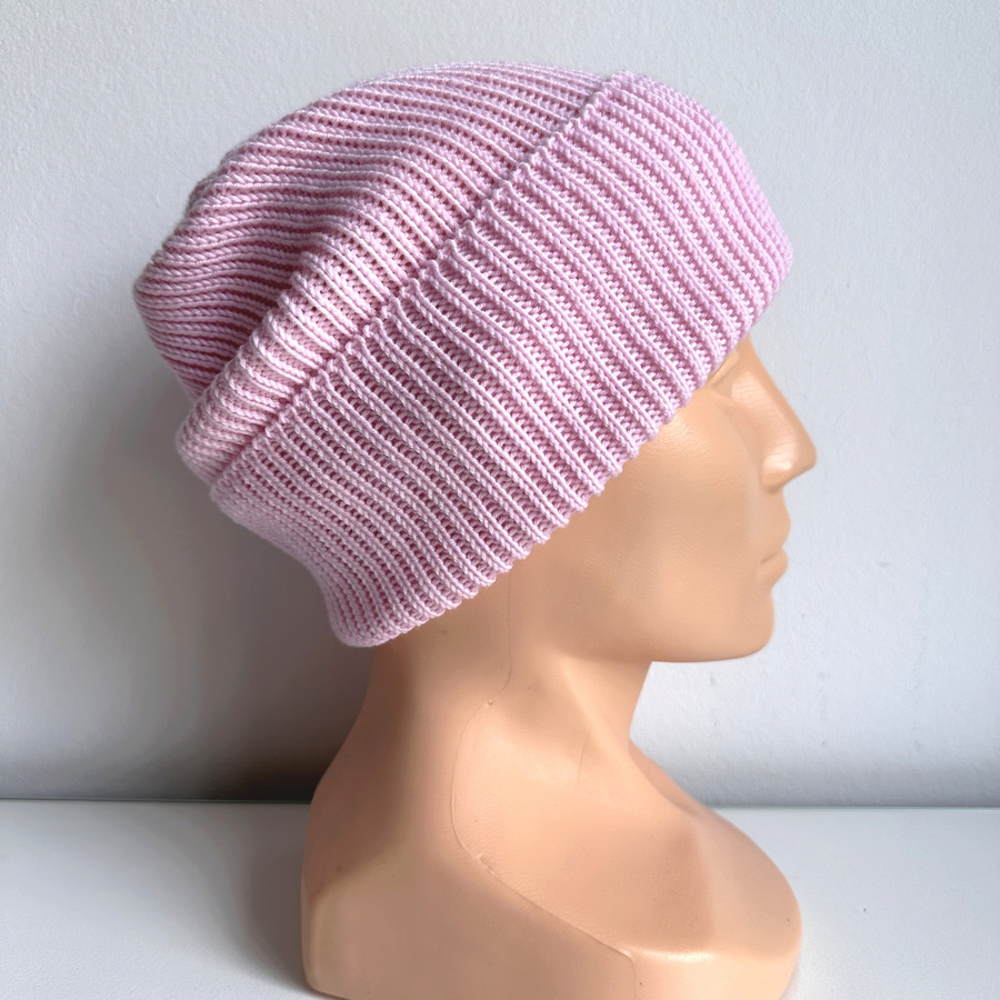 VARELLA Turn-Up Baby Merino Wool Beanie 05 Light Pink 100%
