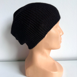 HELEN – czapka z alpaki damska 100% alpaka 8903 czarny