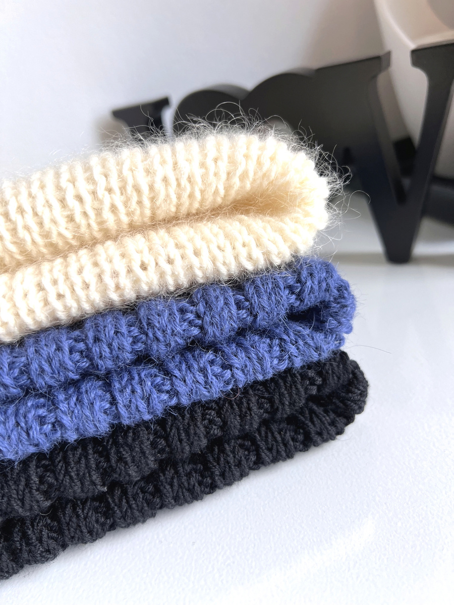 Czapka zimowa męska/damska HELLI 100% Baby Merino 21 Czarny
