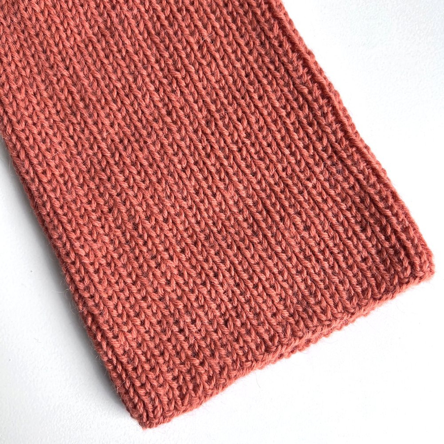 KIARA Beanie-Mütze aus 100% Alpaka 2915 Orange
