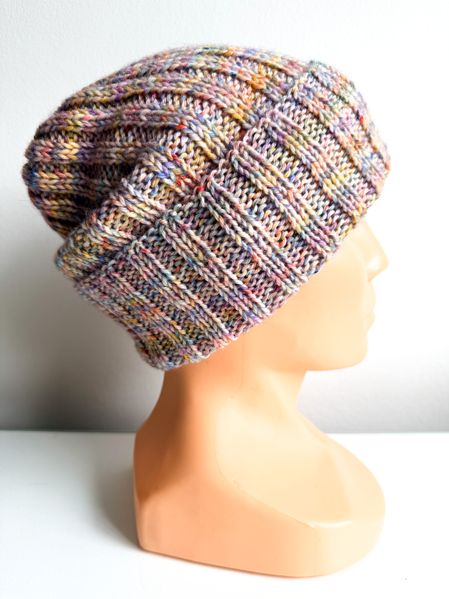 NELLI Handmade Merino Wool Turn-Up Beanie 22 Fairytale Pink