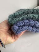 MIRA – ręcznie robiona czapka beanie merino + moher i jedwab 13 dżins