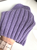 HELLI – czapka zimowa merino damska 14 Fioletowy